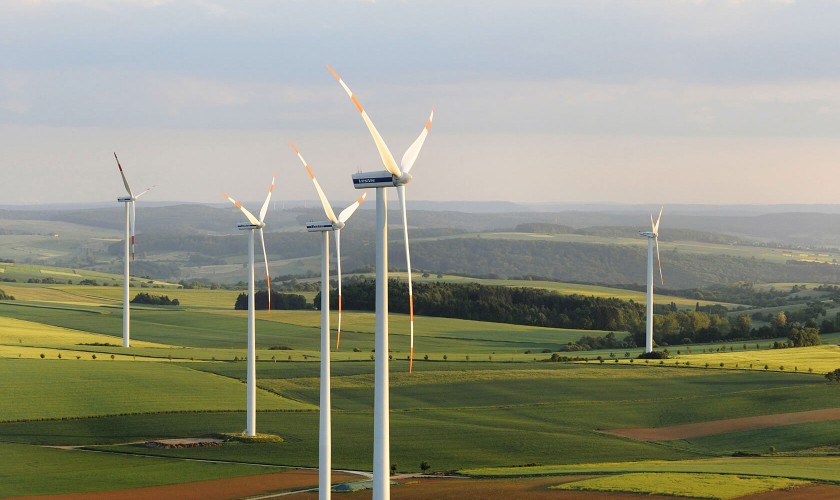 Parc éolien appartenant au fournisseur d’énergie EnBW