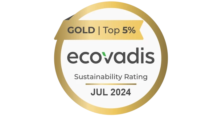 Certificación EcoVadis Gold/Oro